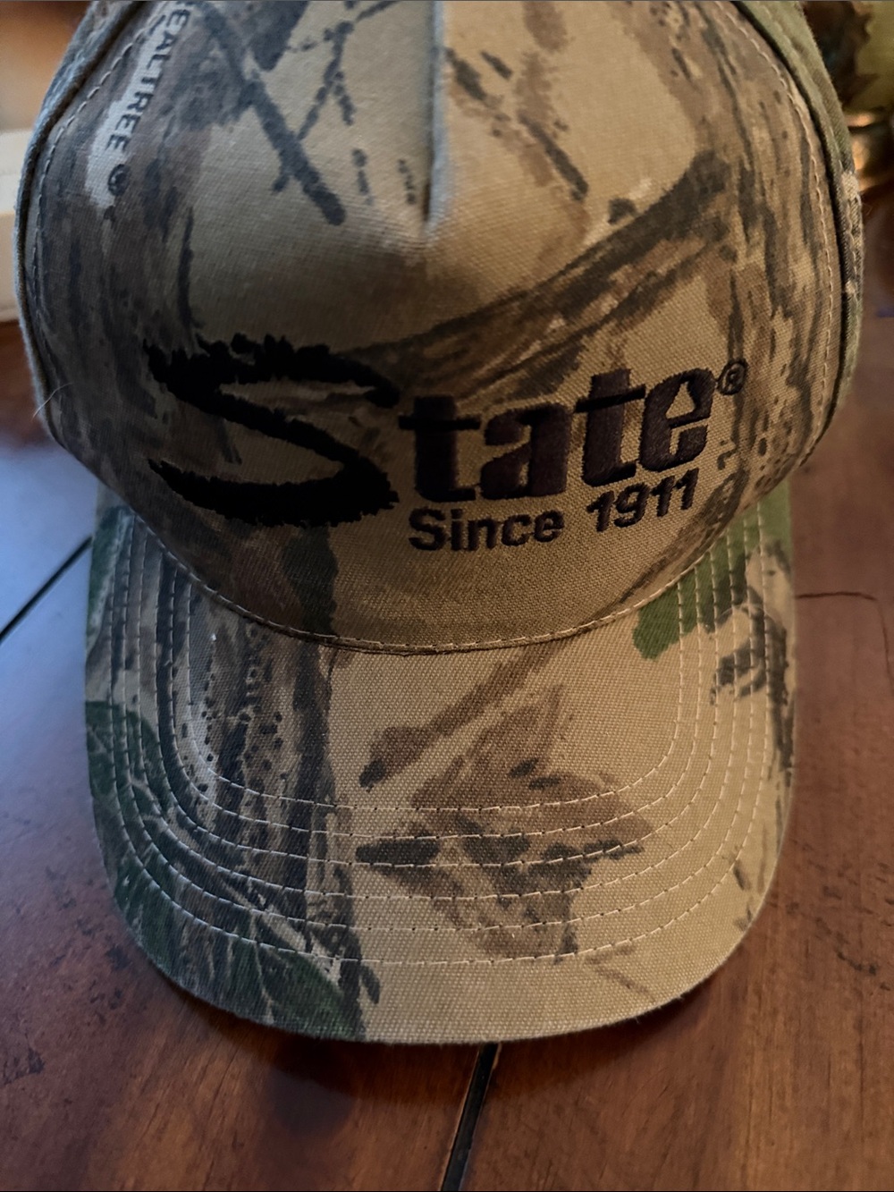 STATE Realtree Camouflage Cap with Black Logo